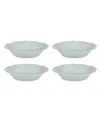 Lenox Set Of 4 French Perle Pasta Bowls In Blue