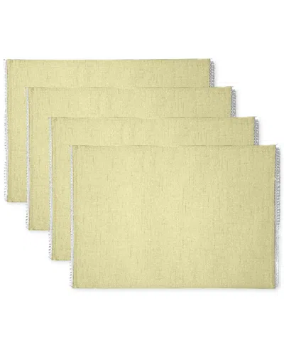 Lenox French Perle Placemat, Set Of 4 In Green