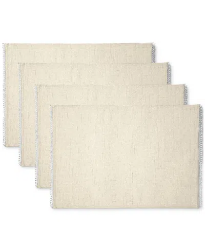 Lenox French Perle Placemat, Set Of 4 In Natural