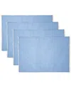 Lenox French Perle Placemat, Set Of 4 In Periwinkle