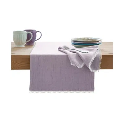Lenox French Perle Runner In Purple