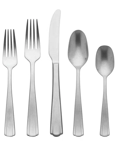 Lenox French Perle Scallop 65pc Flatware Set In Silver