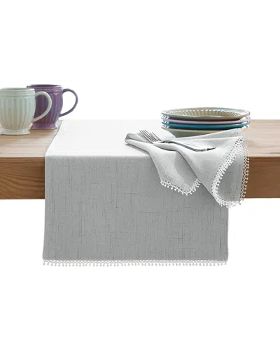 Lenox French Perle Solid Runner In Gray