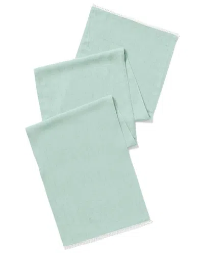 Lenox French Perle Solid Runner In Green