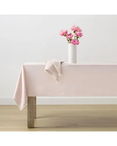Lenox French Perle Solid Tablecloth In Pink