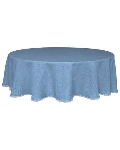 Lenox French Perle Solid Tablecloth In Blue