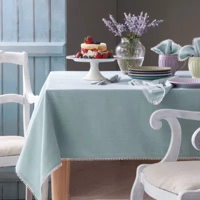 Lenox French Perle Ice Blue Table Linen Collection