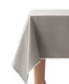 Lenox French Perle Tablecloth, 52" X 70" In Dove Gray