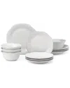 Lenox Oyster Bay 12-piece Dinnerware Set In White
