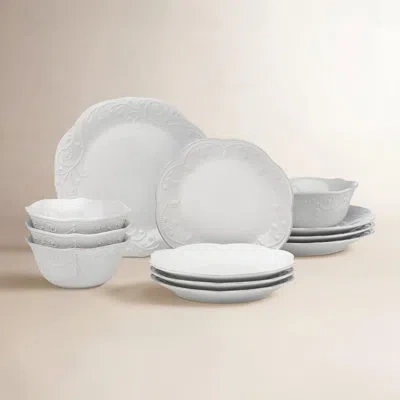 Lenox French Perle White 12-piece Dinnerware Set
