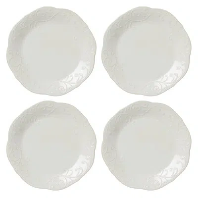 Lenox French Perle White 4-piece Dinner Plate Set