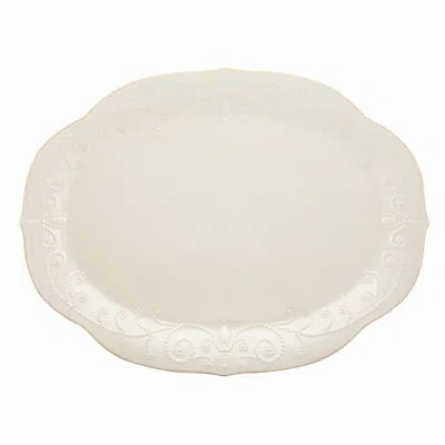 Lenox French Perle White Oval Platter