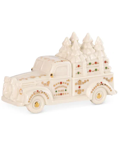Lenox From The Vault!  Mistletoe Park Truck With Trees, Exclusively At Macy's In Ivory