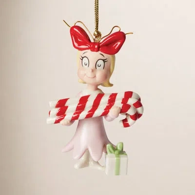 Lenox Grinch Cindy Lou Who Ornament In Multi