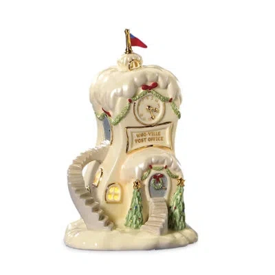 Lenox Grinch Who-ville Post Office Figurine In Multi