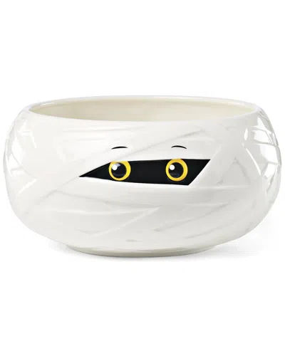 Lenox Halloween Mummy Candy Bowl In White