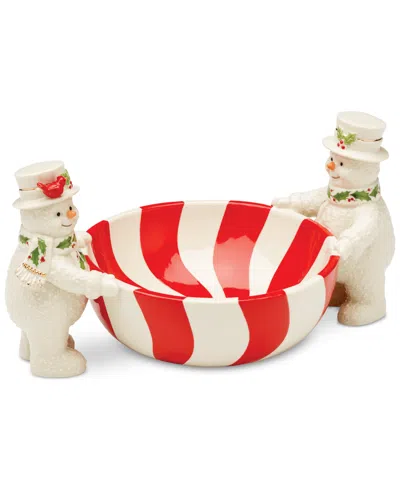 Lenox Happy Hollydays Treat Bowl In Ivory