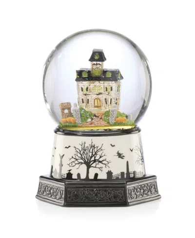 Lenox Haunted Village Light-up Snow Globe In Multi