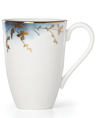 Lenox Highgrove Park Mug In Wht,indigo,gold