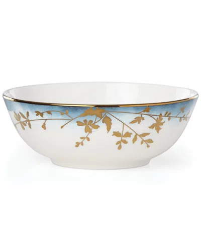 Lenox Highgrove Park Place Setting Bowl In Wht,indigo,gold