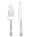 Lenox Holiday 2pc Dessert Set In Silver