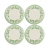 Lenox Holiday 4 Piece Melamine Dinner Plate Set In Red/green