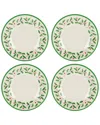 Lenox Holiday 4pc Melamine Accent Plate Set In Multicolor