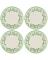 Lenox Holiday 4pc Melamine Accent Plate Set In Multicolor