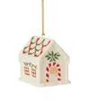 Lenox Holiday Accent Gingerbread House Ornament In Ivory