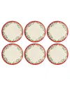 Lenox Holiday Accent Plate, Set Of 6
