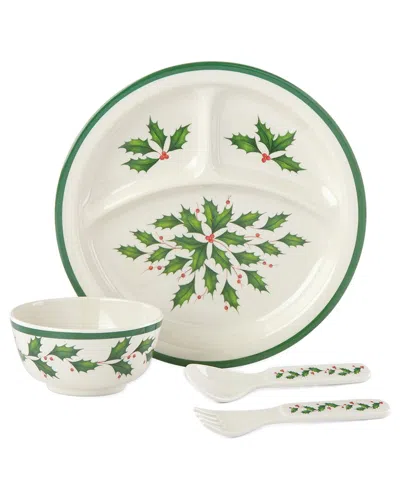Lenox Holiday Children's 4pc Dinner Set In White