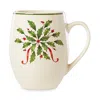 Lenox Holiday Cocoa Mug In White