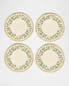 LENOX HOLIDAY DINNERWARE SALAD PLATES, SET OF 4