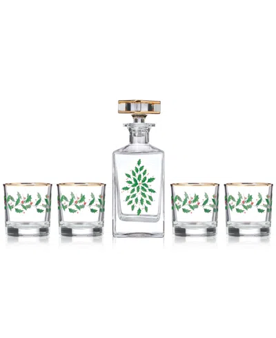 Lenox New For 2024!  Holiday 5 Piece Whiskey Gift Set In No Color