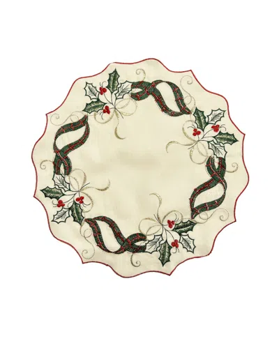 Lenox Holiday Embroidered Placemats, Set Of 4 In White