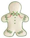 Lenox Holiday Gingerbread Man Accent Plate In White