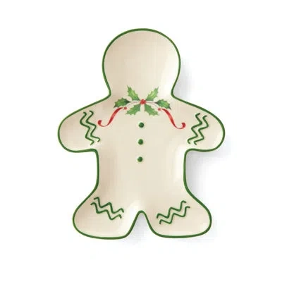 Lenox Holiday Gingerbread Man Bread And Butter Plate In Neutral