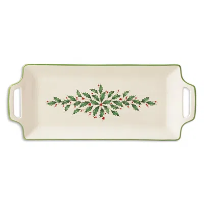 Lenox Holiday Hors D'oeuvre Tray In Neutral