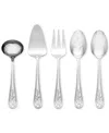 Lenox Holiday Hostess 5-piece Flatware Set In Silver