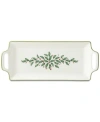 Lenox Holiday Medium Hors D'oeuvre Tray In Ivory
