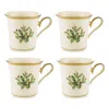 Lenox Hosting The Holidays 4-piece Stackable Mug Set In Ivory