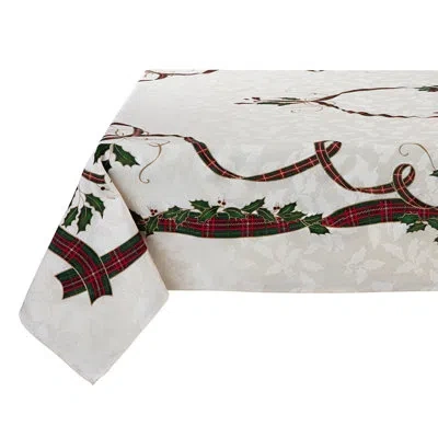 Lenox Holiday Nouveau Oblong Tablecloth In Black