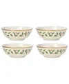 Lenox Holiday Place Setting Bowl, Set Of 4 In Ivory