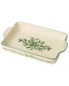 Lenox Holiday Rectangular Large Baking Dish In Neutral