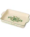 Lenox Holiday Rectangular Large Baking Dish In Neutral