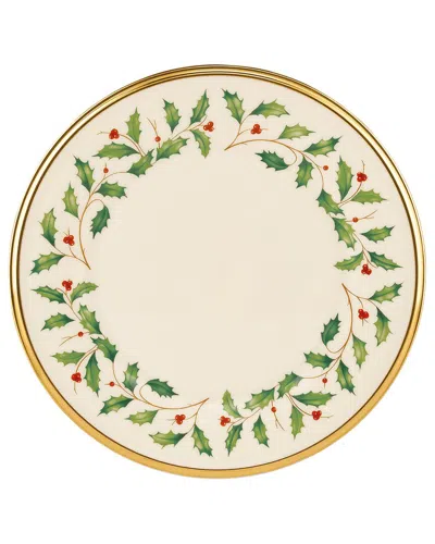 Lenox Holiday Salad Plate In Green
