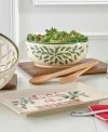 Lenox Holiday Serveware Collection In Green