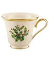 Lenox Holiday Teacup In White