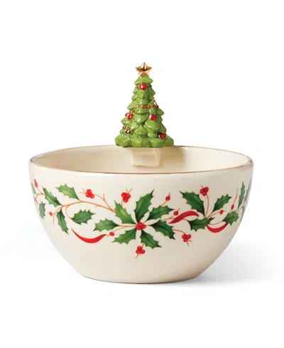 Lenox Holiday Tree Bowl In Multicolor