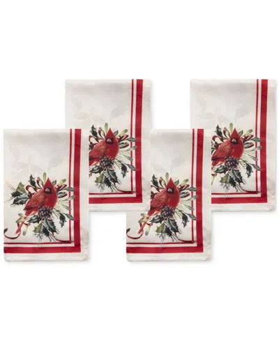 Lenox Holiday Winter Greetings Napkins, Set Of 4 In Multi